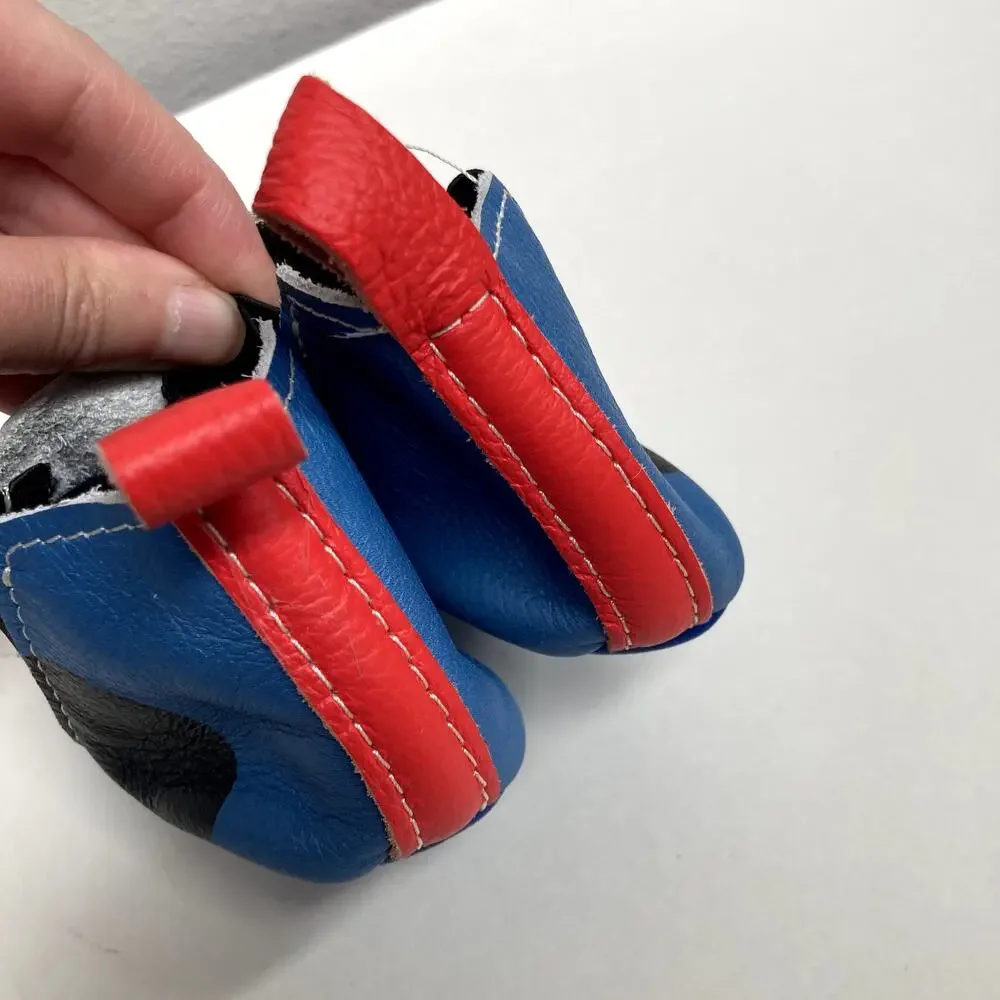 Disney x Freshly Picked Mickey Mouse Chelsea Boot Soft Sole Baby Shoe - Blue - 6